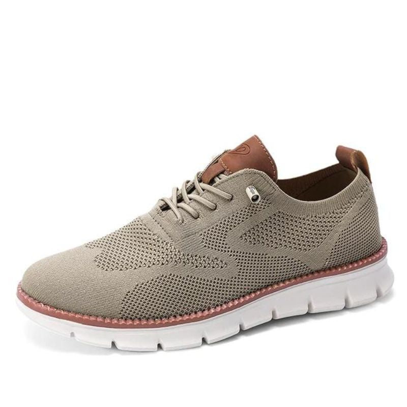 Glide Smart-Casual Knit Trainers Anti-Odour Office Comfort Black
