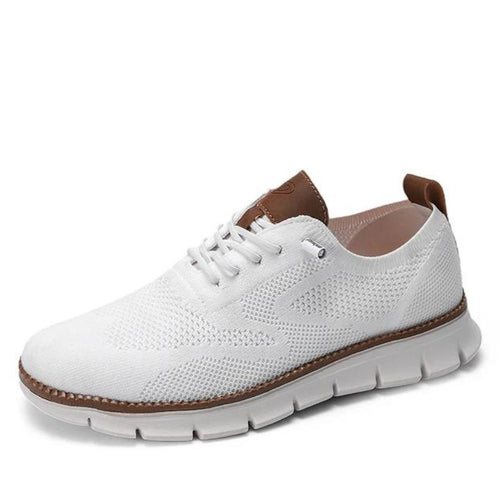 Glide Smart-Casual Knit Trainers Anti-Odour Office Comfort Black