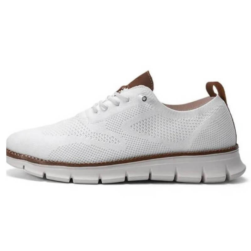 Glide Smart-Casual Knit Trainers Anti-Odour Office Comfort Black
