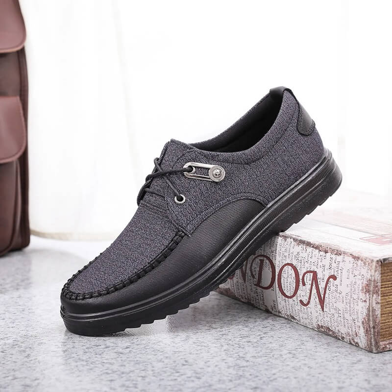 Breeze Leather Moccasin Loafers Breathable All-Day Comfort Brown