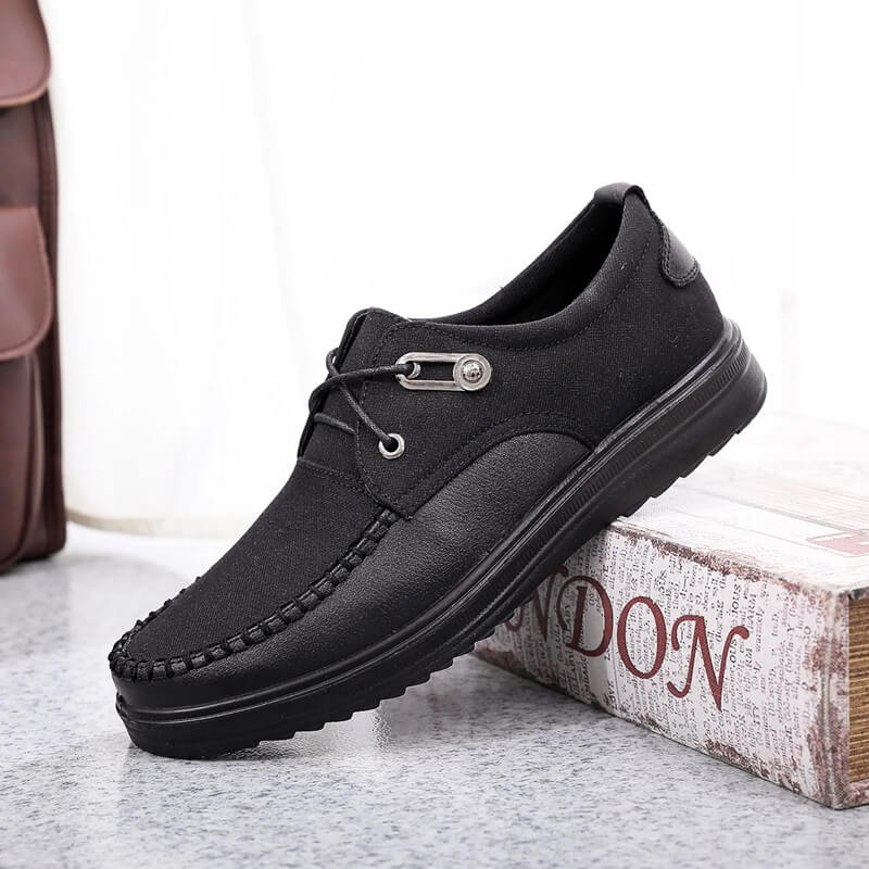 Breeze Leather Moccasin Loafers Breathable All-Day Comfort Brown
