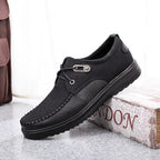 Breeze Leather Moccasin Loafers Breathable All-Day Comfort Brown