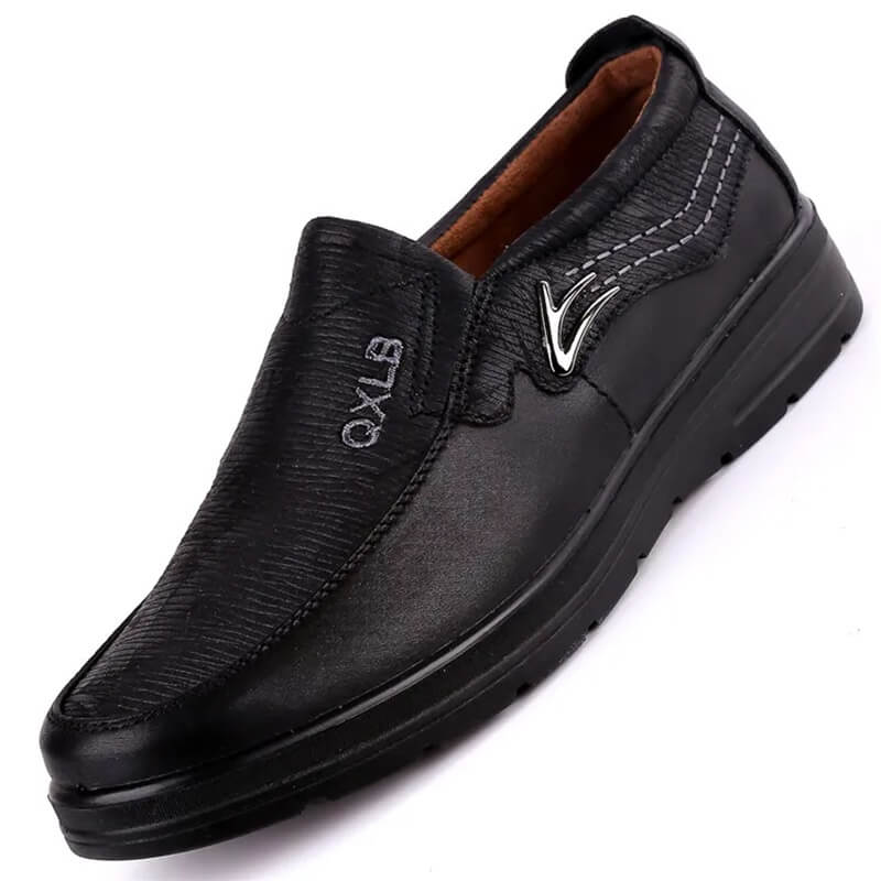 Breeze Leather Moccasin Loafers Breathable All-Day Comfort Brown