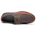Breeze Leather Moccasin Loafers Breathable All-Day Comfort Brown