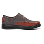 Breeze Leather Moccasin Loafers Breathable All-Day Comfort Brown