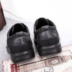 Breeze Leather Moccasin Loafers Breathable All-Day Comfort Grey