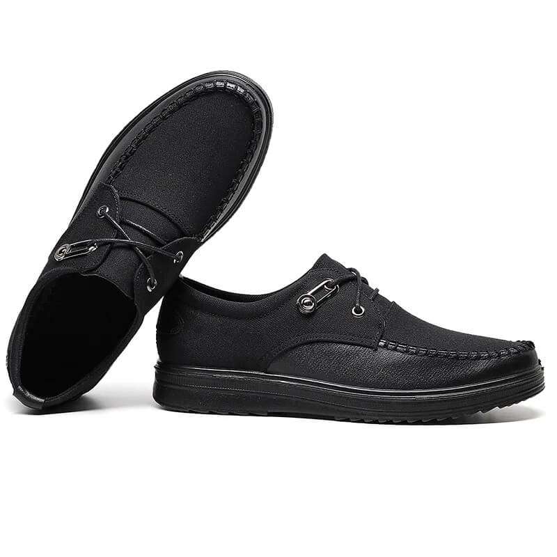 Breeze Leather Moccasin Loafers Breathable All-Day Comfort Brown