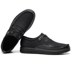 Breeze Leather Moccasin Loafers Breathable All-Day Comfort Brown