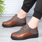 Breeze Leather Moccasin Loafers Breathable All-Day Comfort Brown