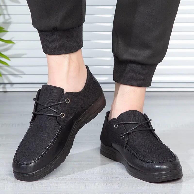 Breeze Leather Moccasin Loafers Breathable All-Day Comfort Brown
