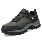 Stride Walking Trainers Anti-Slip Leather Comfort Grey
