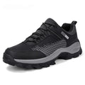 Stride Walking Trainers Anti-Slip Leather Comfort Black