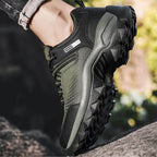 Stride Walking Trainers Anti-Slip Leather Comfort Brown
