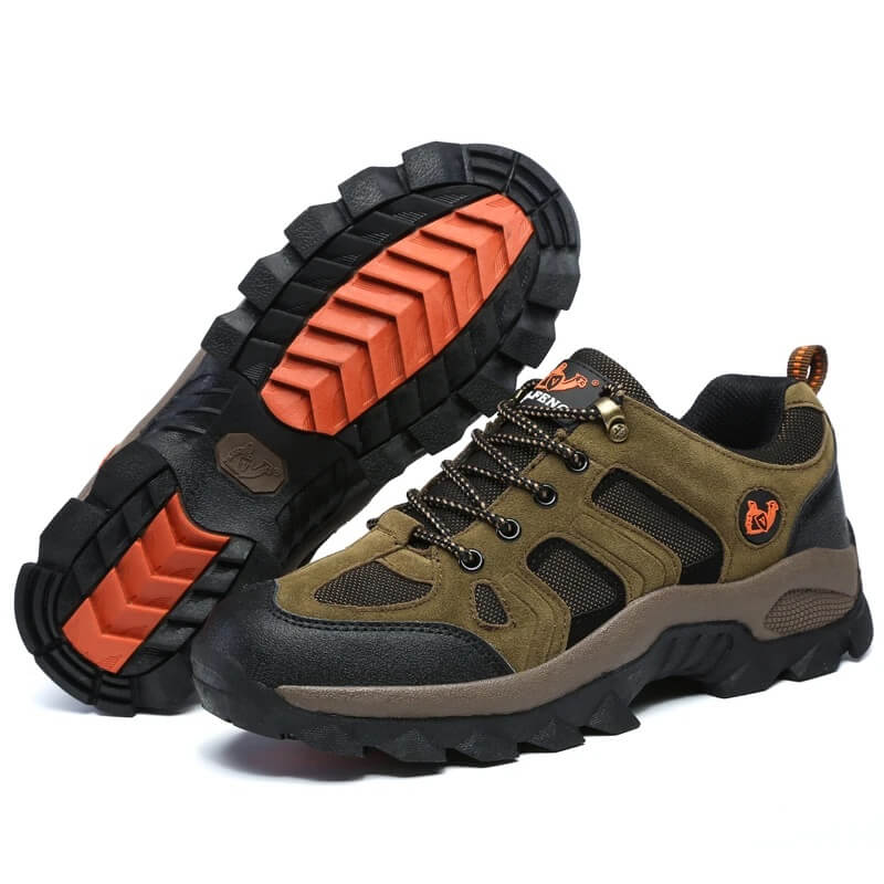 Trek Trail Walking Shoes Anti-Slip Outdoor Comfort Olive Green
