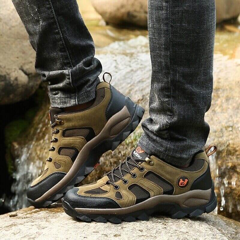 Trek Trail Walking Shoes Anti-Slip Outdoor Comfort Black
