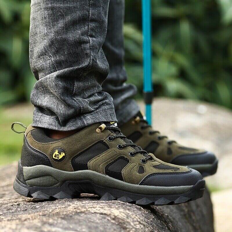 Trek Trail Walking Shoes Anti-Slip Outdoor Comfort Brown