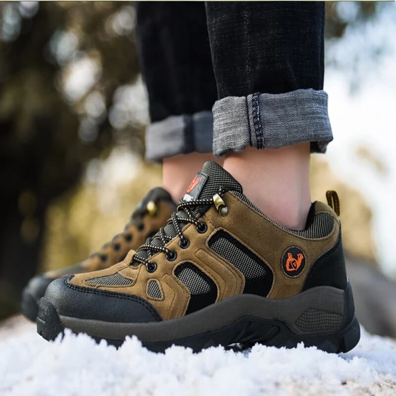 Trek Trail Walking Shoes Anti-Slip Outdoor Comfort Brown