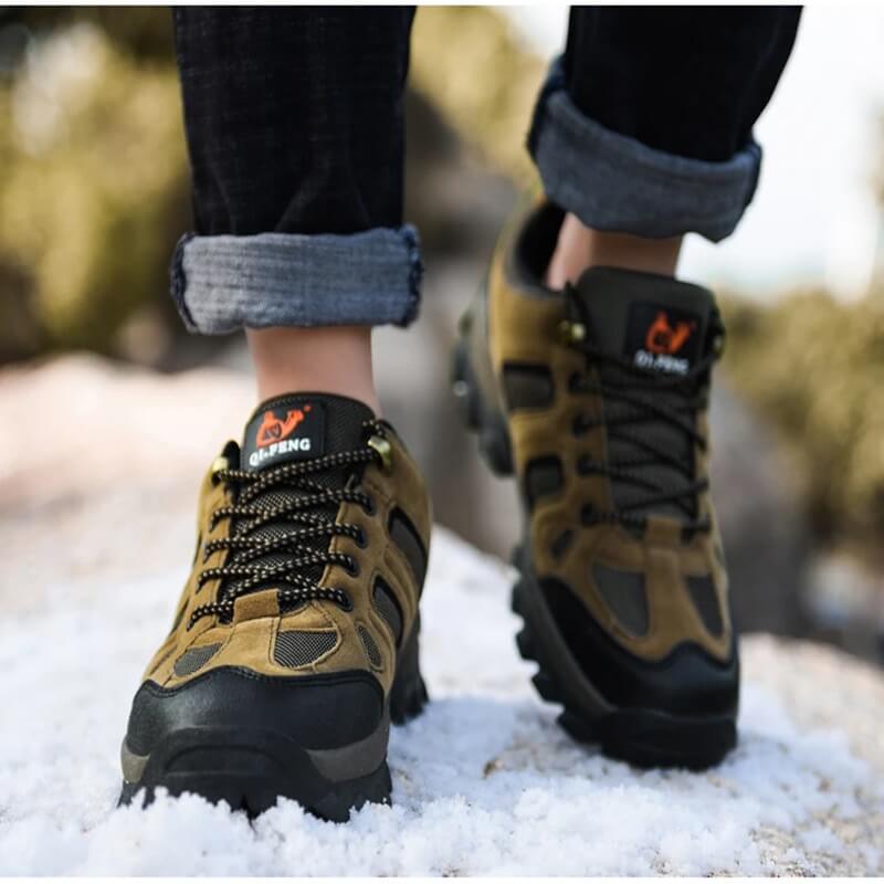 Trek Trail Walking Shoes Anti-Slip Outdoor Comfort Brown